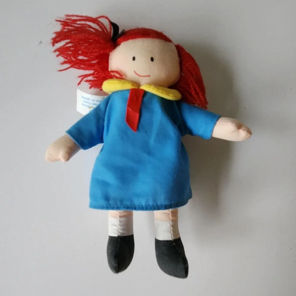 Vintage 1998 Eden Madeline and Friend Plush Rag Doll Set 7 inch Storybook Toy